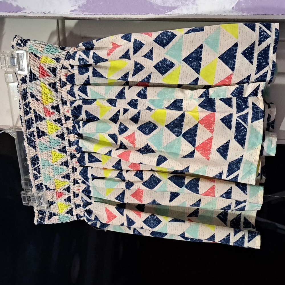 Aztec print mini skirt
